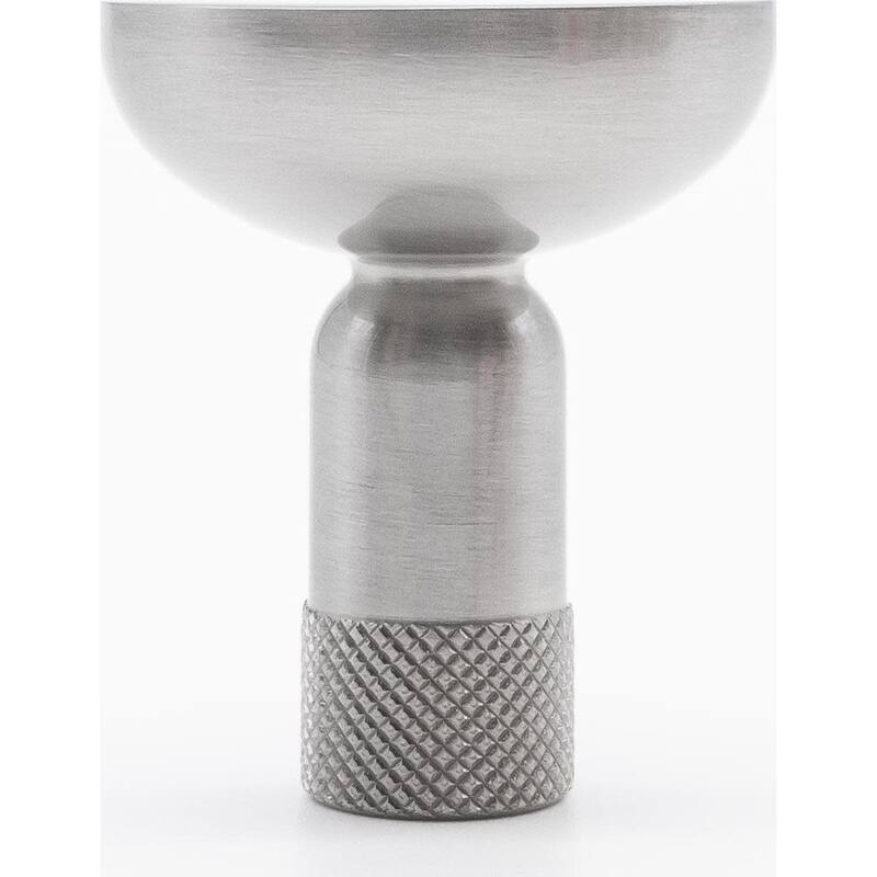 Hapny Home K32 Knurled 1-3/16" Modern Industrial Luxury Solid Metal