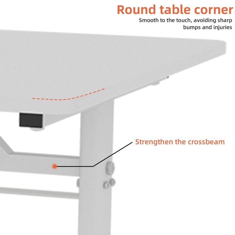 Adjustable Study Desk for Kids & Adults - Height-Adjustable, Multi-Purpose Home/Office Desk, Compact Design