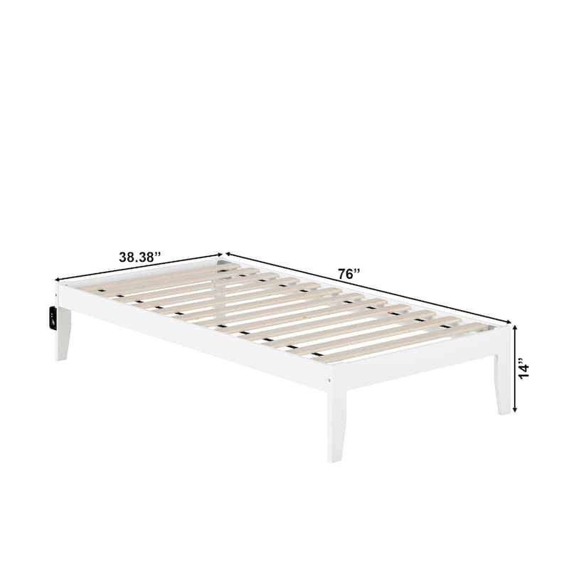 AFI Colorado Platform Bed with Charging Station