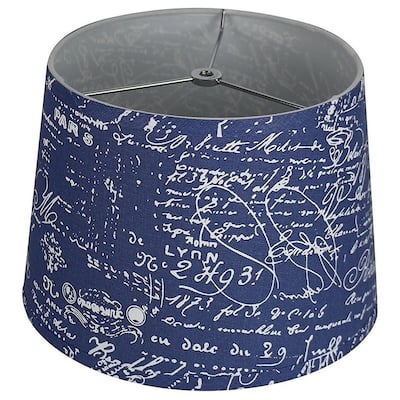French Drump Lamp Shade, 12" to 14" Bottom Size