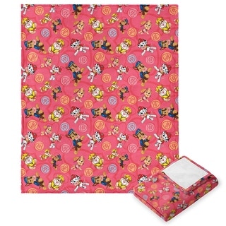 Nickelodeon Paw Patrol Paws N Kisses Silk Touch Throw Blanket