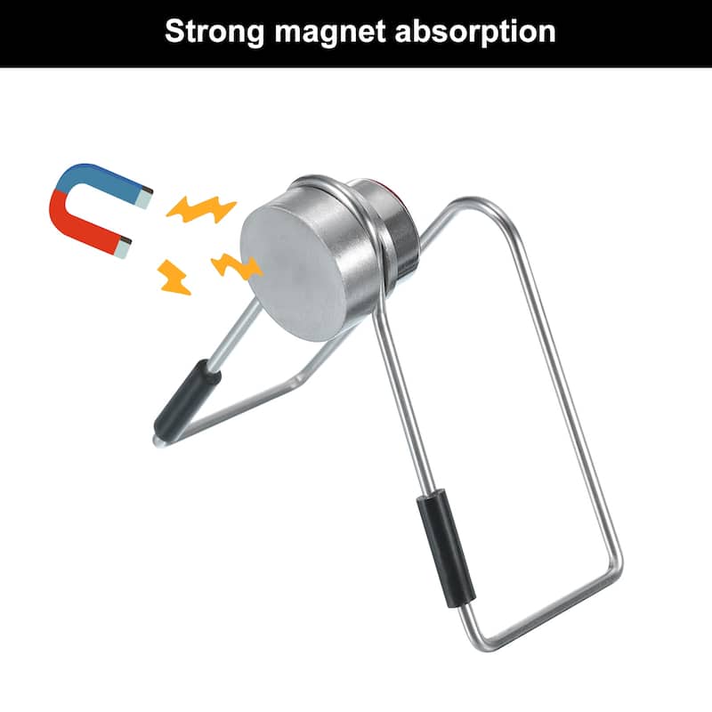 Magnetic Sponge Holder for Kitchen Sink, Sponge Holder Small - Silver