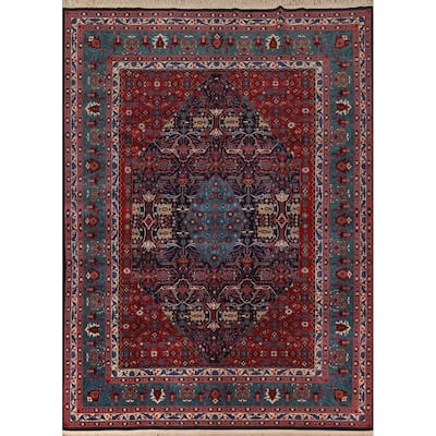Vegetable Dye Tabriz Chinese Area Rug Handmade Wool Carpet - 9'3"x 12'1"