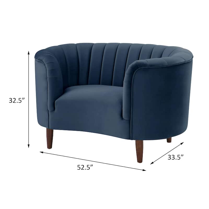 Yanna Chair with Tight Back and Seat Cushion