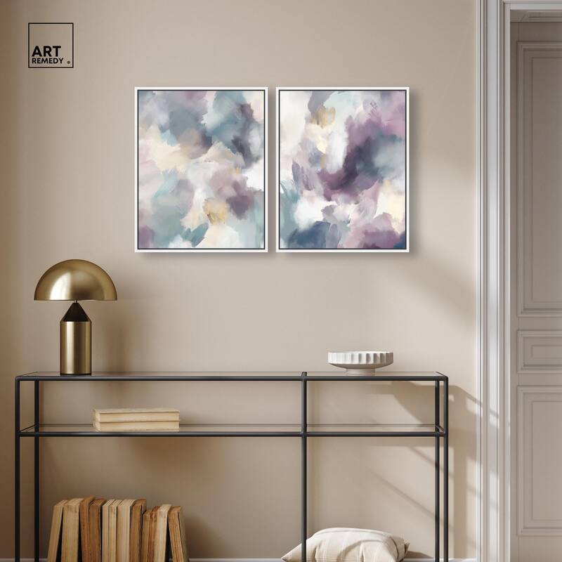 Golden Reflections Canvas Set of 2 by Art Remedy