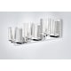 preview thumbnail 2 of 3, Groove 3-Light LED Bath Vanity - Polished chrome