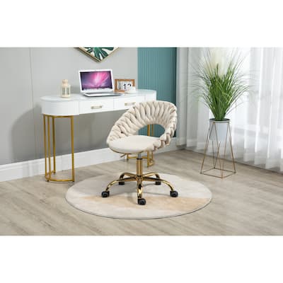 Adjustable Swivel Chair Fabric Computer Seat Home Office Chair