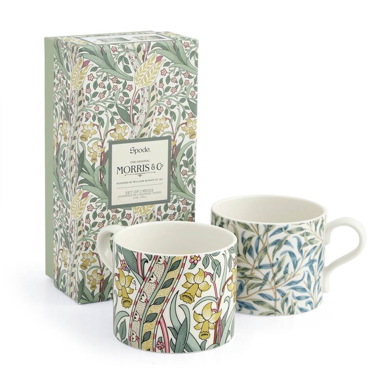 Spode Morris and Co Set of 2 Mugs
