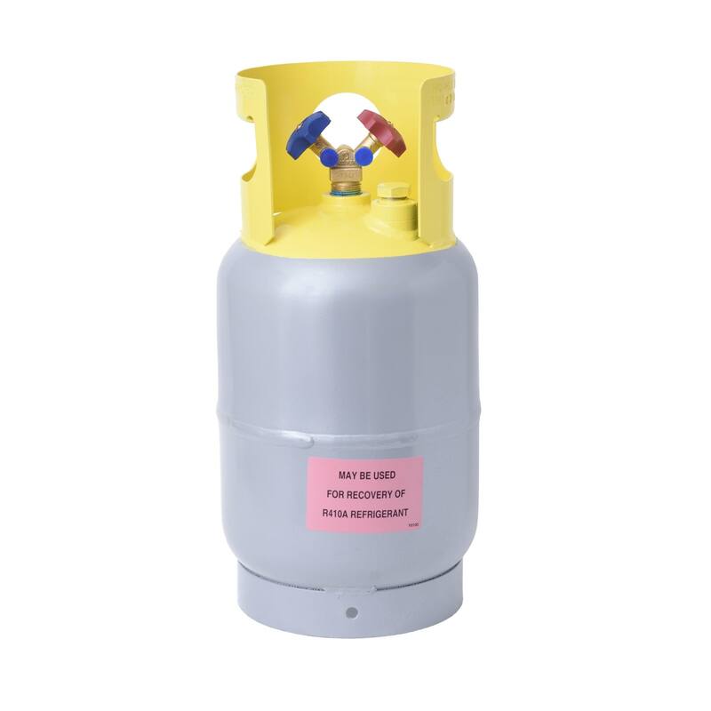 Flame King YSNR301, 30LB Refrigerant Recovery Cylinder Tank - Grey - Steel