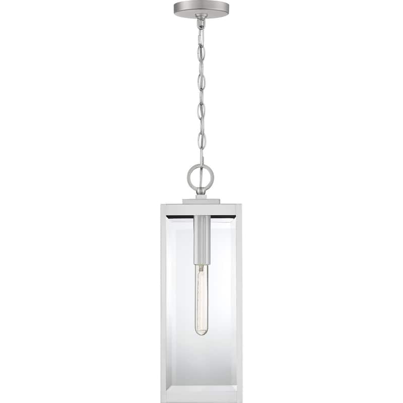 Westover 1-Light Outdoor Lantern in Stainless Steel