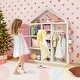 preview thumbnail 17 of 30, Costway Kids Costume Storage Closet Children Pretend Dresser with - See Details