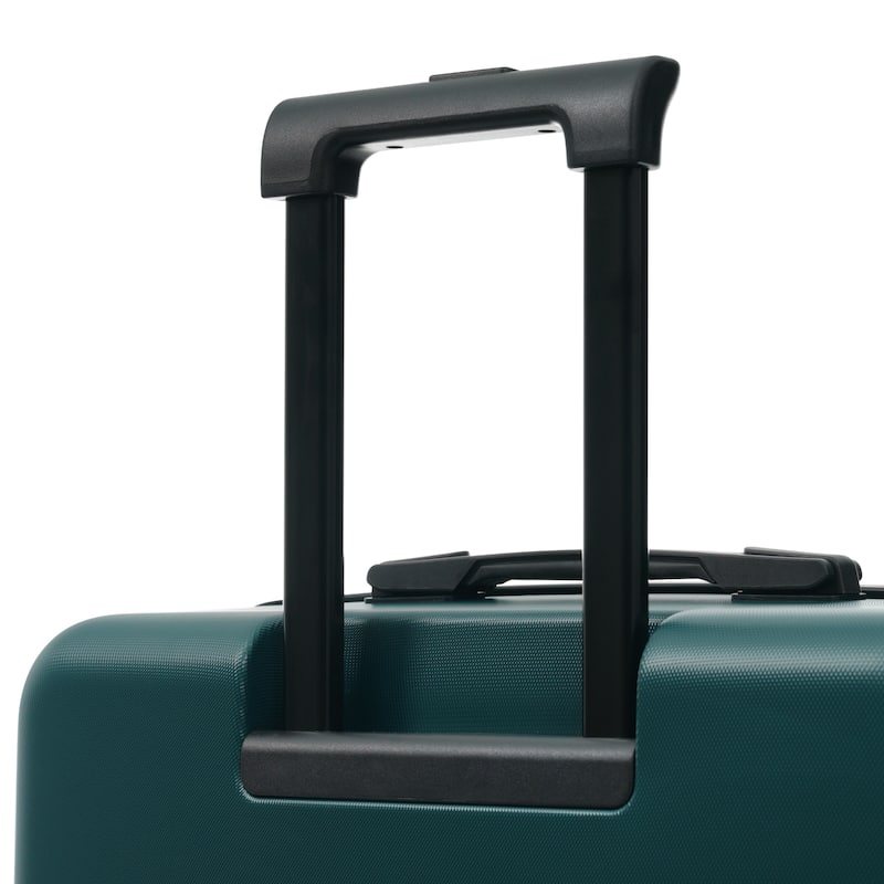 Luggage Sets 5 Piece with Front Opening, Hardside Expandable Carry On Suitcase Set with Double Spinner Wheel with USB Port