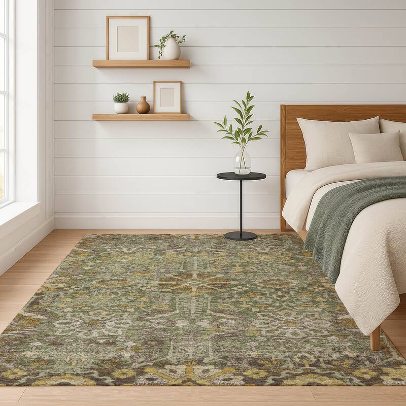 Machine Washable Indoor/ Outdoor Global Firestone Chantille Rug