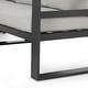 preview thumbnail 9 of 8, 1Left Arm Sofa Seat,1Right Arm Sofa Seat,1 Corner Chair,and 1 Coffee Table,Outdoor Aluminum V Shape Sofa Sectional