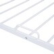 preview thumbnail 14 of 14, White Twin Size Metal House Bed with Trundle & Roof