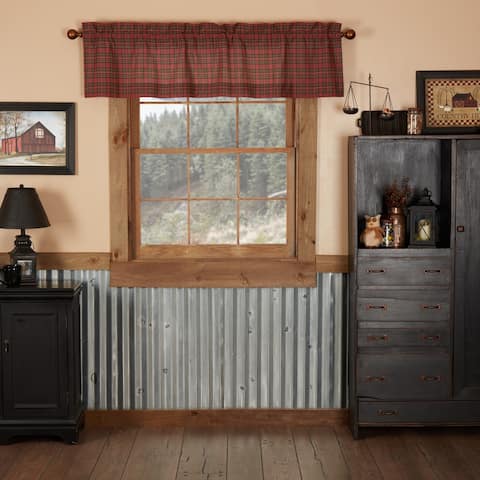 Tartan Red Plaid Valance