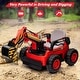 preview thumbnail 16 of 22, Kids Ride-On Electric Excavator Digger with Remote Control & Digging Arm