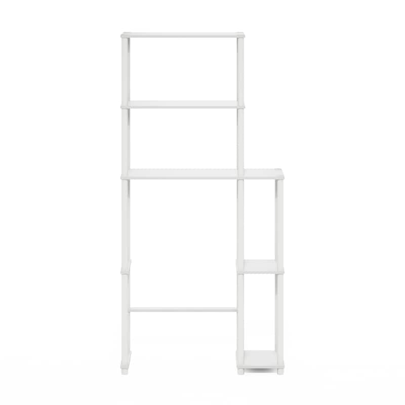 Furinno Turn-N-Tube Toilet Space Saver with 5 Shelves