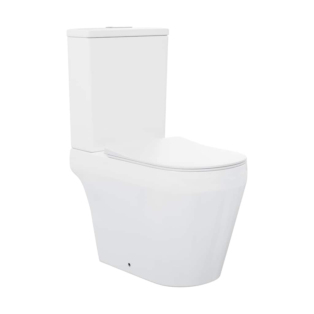Swiss Madison SM-2T142 Lamarck 1.6 GPF Dual Flush Two Piece Elongated