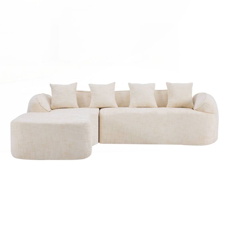 L-shaped Compressed Sofa that Goes Well with Any Living Room