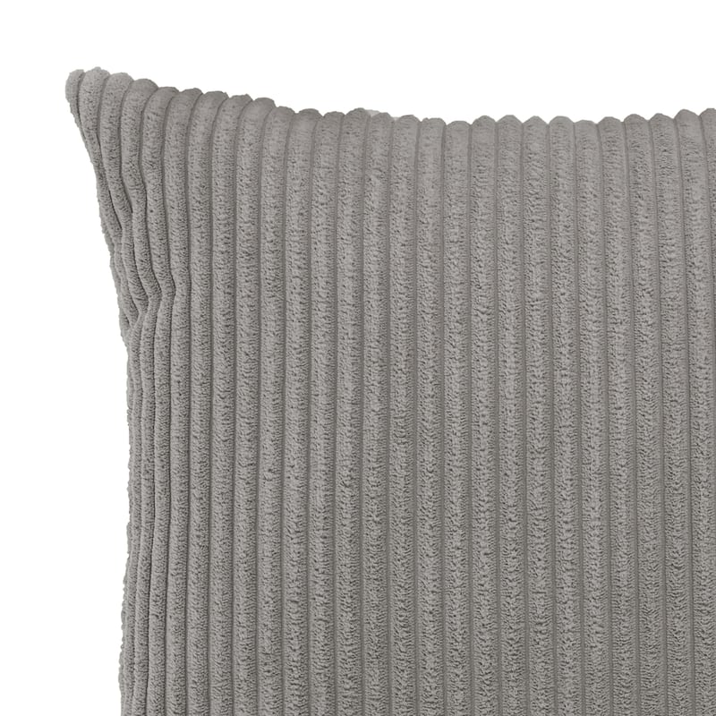 Set of 2 Decorative Corduroy Throw Pillows for Couch & Bed