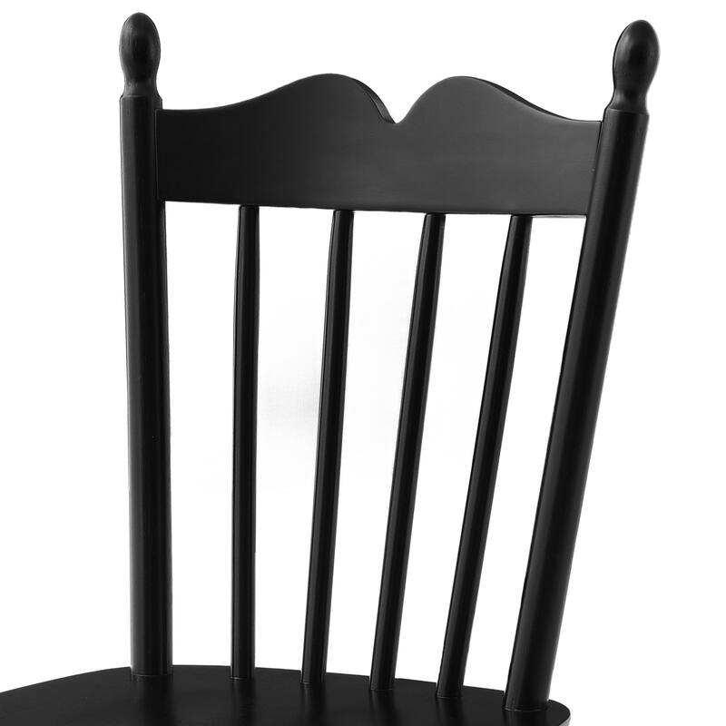 Solid Wood Dining Chairs Set of 4 - N/A