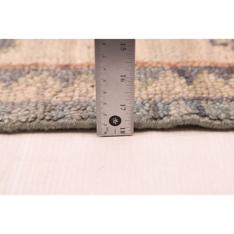 ECARPETGALLERY Hand-knotted Jules Serapi Light Denim Blue Wool Rug - 8'11 x 11'8