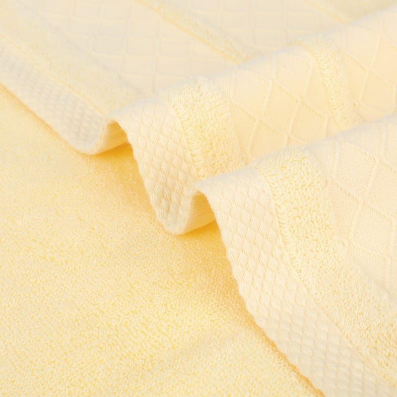 Cotton Soft Decorative Hand Towels, Geometry Pattern Hand Towel for Bathroom, Kitchen, Hotel
