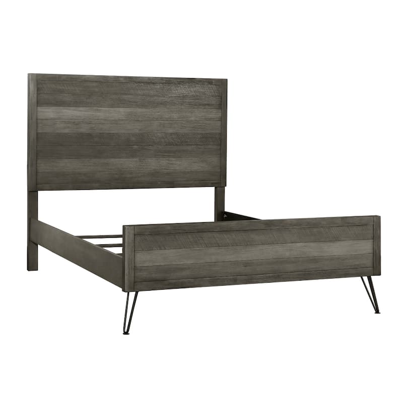 Tower Gray Panel Bed
