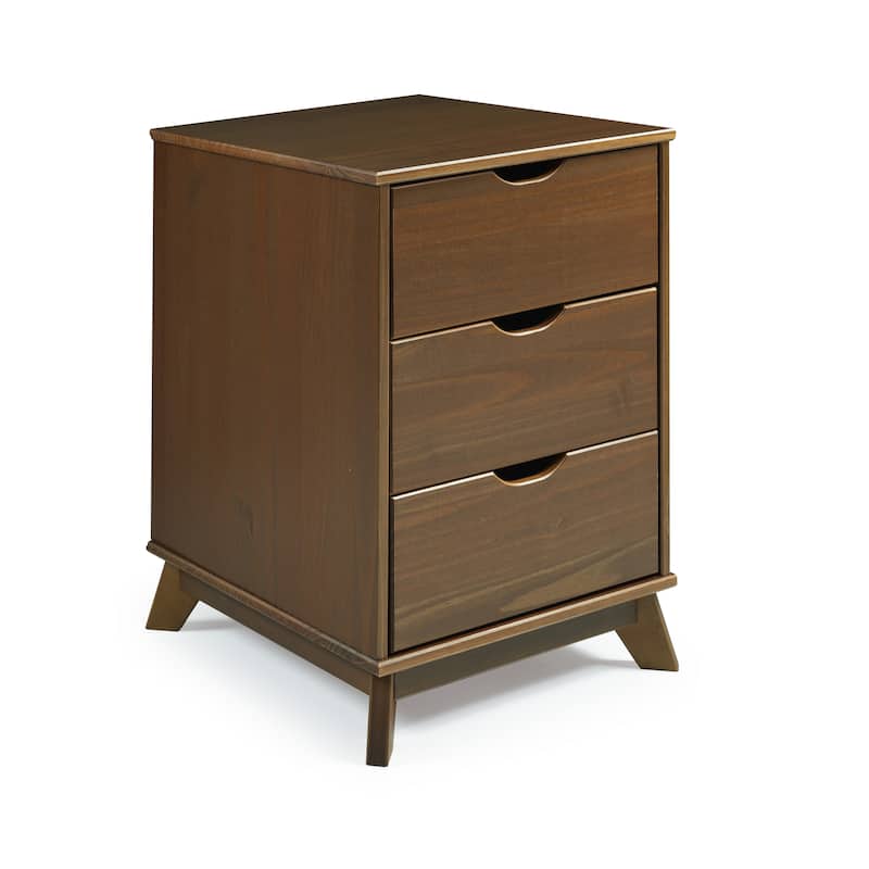 Purcell Wood 3 Drawer Nightstand