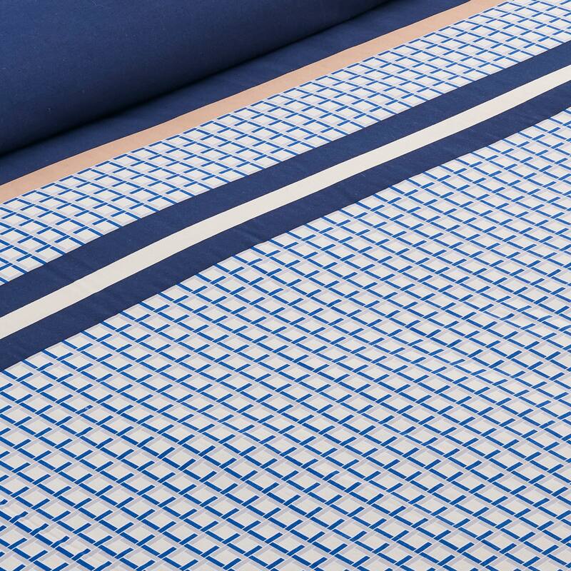 Lacoste Micro Logo 3-Piece Cotton Comforter Set