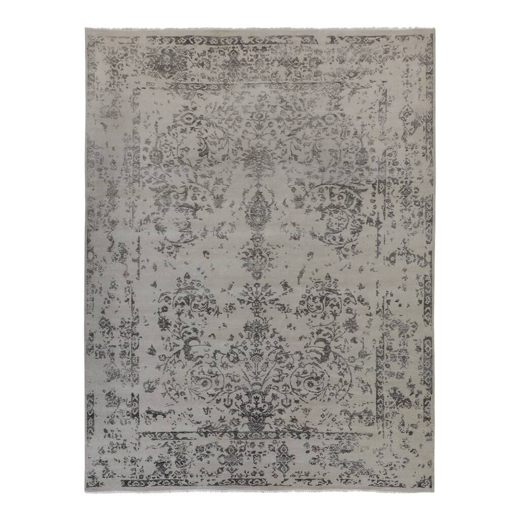 Edward Contemporary Hand-Knotted Area Rug
