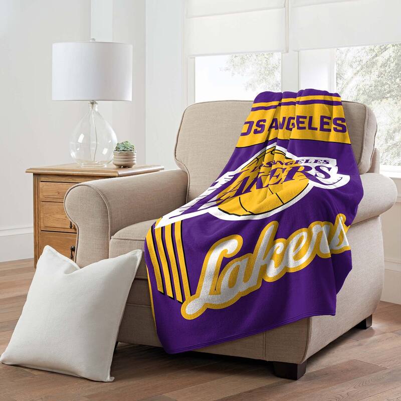 NBA Los Angeles Lakers 46" x 60" Microfiber Throw Blanket