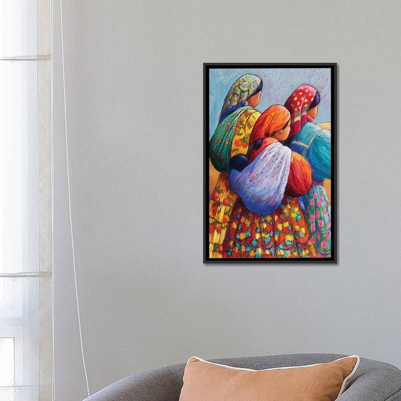 iCanvas "Tarahumara Women" by Candy Mayer Framed Canvas Print
