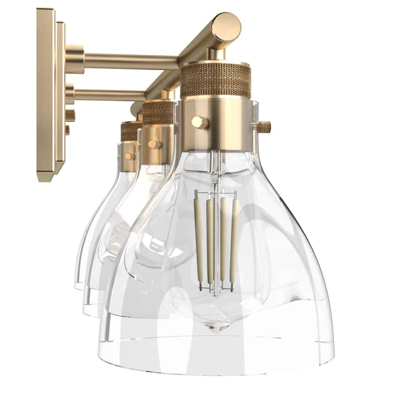 Hunter Van Nuys Bathroom Vanity Wall Light - Bathroom, Laundry - Transitional, Vintage, Farmhouse - Damp Rated!