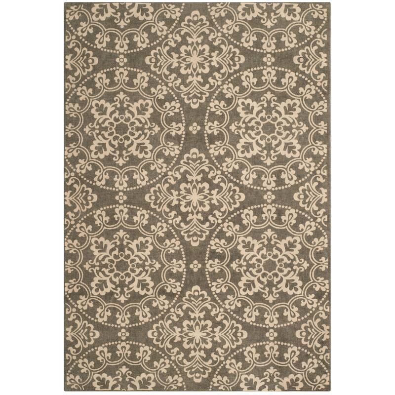 SAFAVIEH Handmade Cedar Brook Macy Modern Jute Rug - 4' x 6' - Grey/Natural - Rectangle