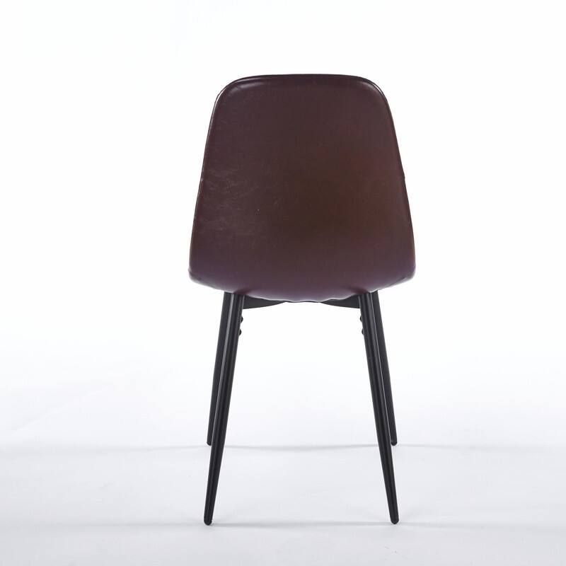 Modern Dining Chair with Durable Design, Easy-Clean Surface and Simple Assembly for Kitchen or Office