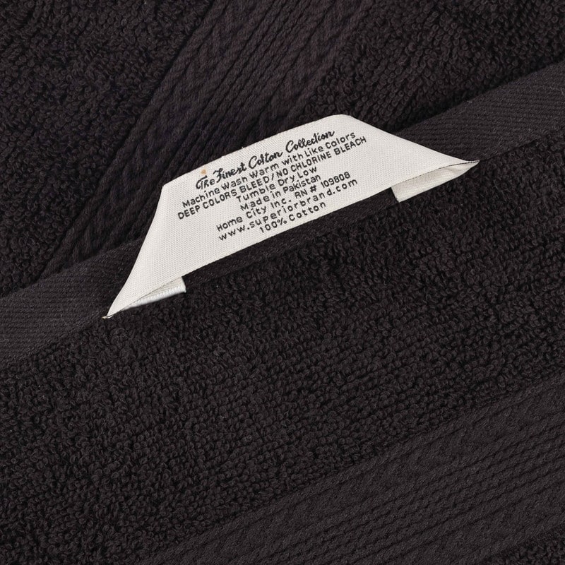 Eco-Friendly Sustainable Cotton 6-Piece Bathroom Towel Set
