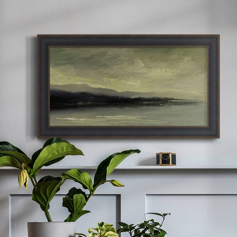 Coastal Dawn Premium Framed Canvas- Ready to Hang