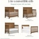 preview thumbnail 6 of 12, Evolur Oakley 5-in-1 Convertible Crib
