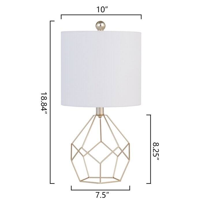 19" Bedside Table Lamp Set (Set of 2)