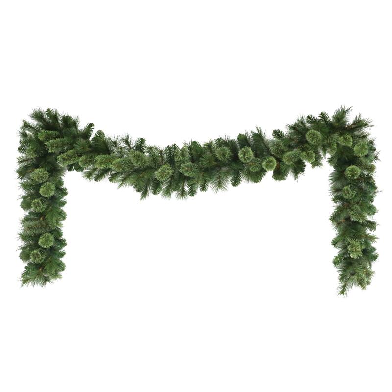 Puleo International 9' x 10" Artificial Teton Pine Christmas Garland