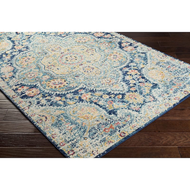 Livabliss Elaziz Updated Traditional Medallion Area Rug