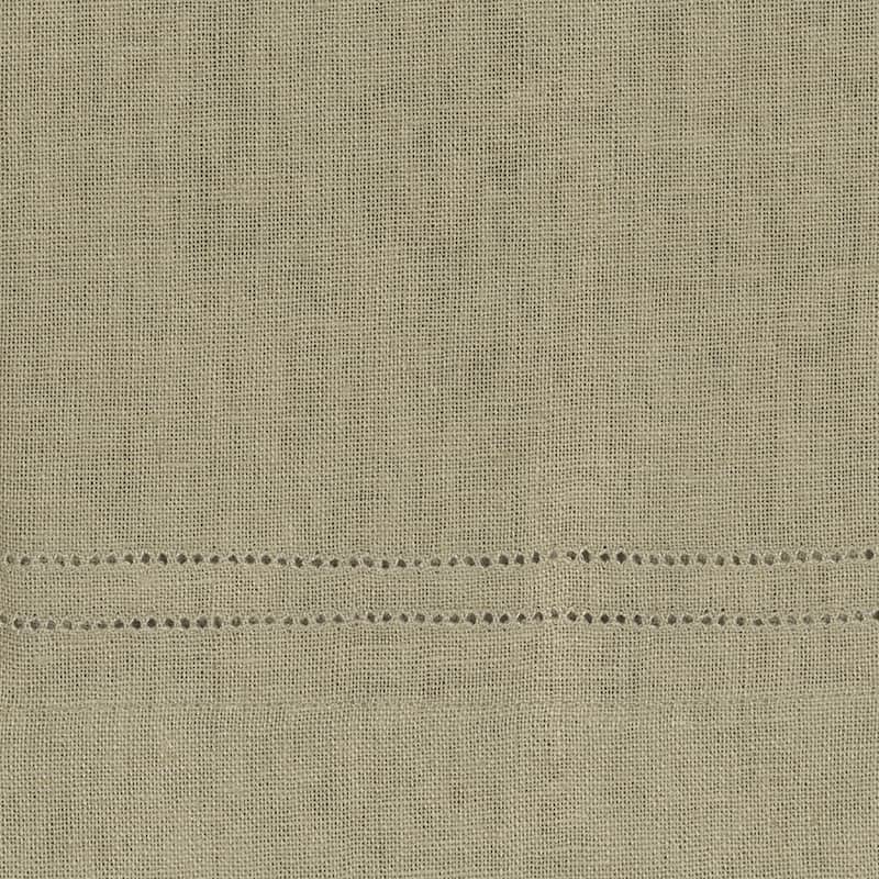 Elrene Cameron Linen Kitchen Curtain Window Valance - 60" w x 15" l - 60" w x 15" l