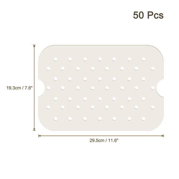 50pcs Air Fryer Parchment Paper Non Stick Air Fryer Liners