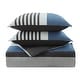 preview thumbnail 5 of 6, Nautica Rendon Cotton Grey Duvet Cover Set