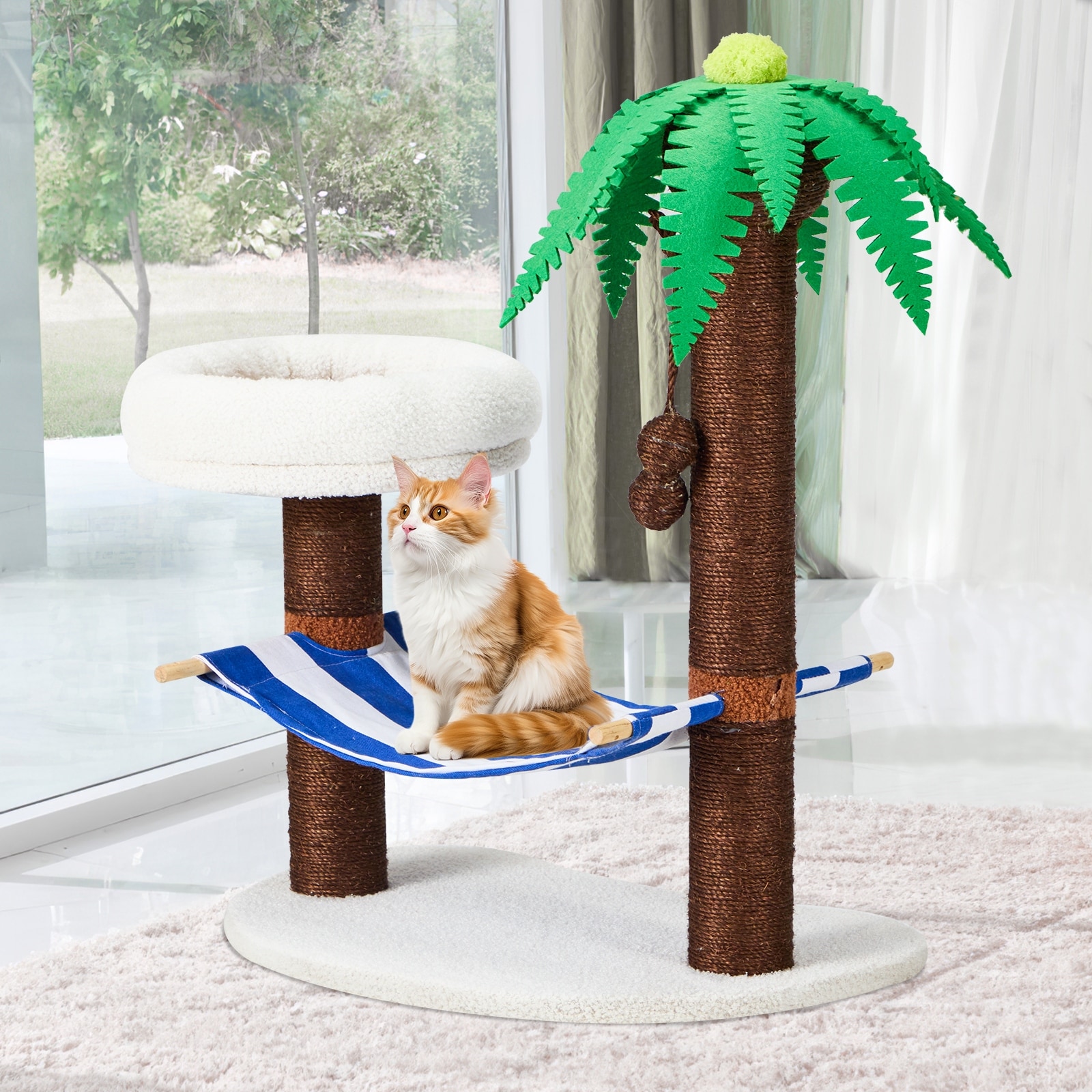 Palm tree cat tree clearance