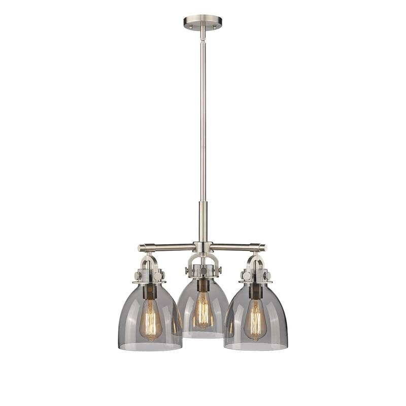 Innovations Lighting 410-3CR-16-20 Newton Bell Pendant Newton Bell 3