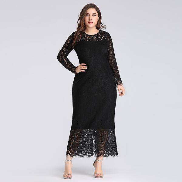 Shop Ever Pretty Women S Plus Size Black Lace Party Evening Casual