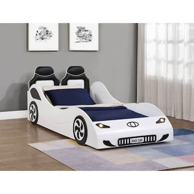 Twin Car Bed with LED